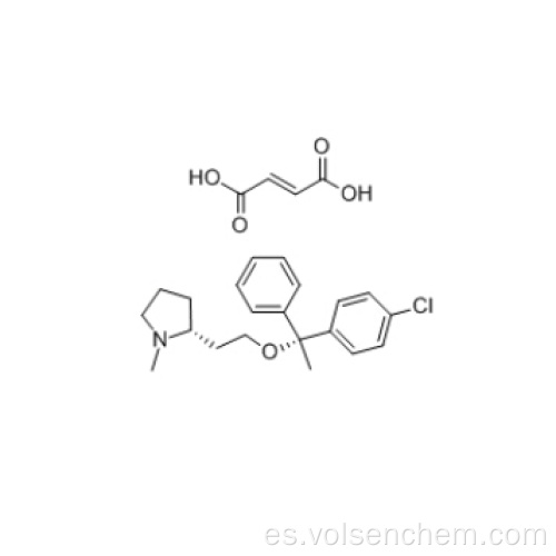 Flemarato de Clemastina AB143085 (CAS 14976-57-9) Mecloprodina, tavist; Agasten, Aloginan; Clemastina; HS 592, HS-595, HS592